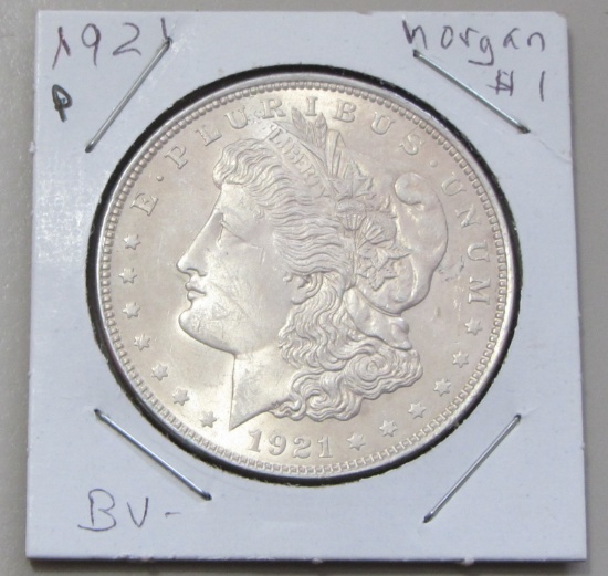 $1 BU 1921 MORGAN