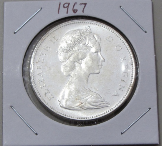 SILVER 1967 CANADA DOLLAR