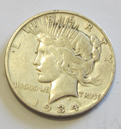 1934-S $1 PEACE