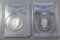 2000-S 2001-S KENNDY HALF SILVER PROOF PCGS 69 68