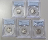 NICKEL LOT PCGS PROOF 69 DCAM 2005 2011