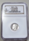 1960 PROOF DIME NGC 67 CAM