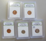 SLABBED TYPE COINS