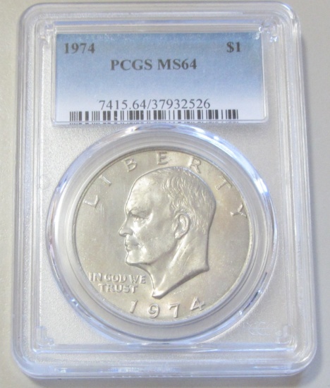 1971 $1 IKE PCGS 64
