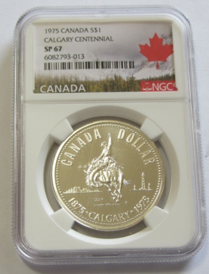 $1 SILVER CANADA NGC 67 SP CALGARY