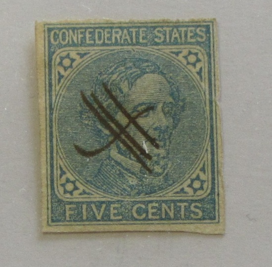 5 CENT CONFEDERATE STAMP