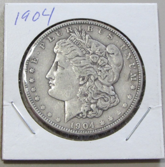 $1 1904 MORGAN SILVER DOLLAR