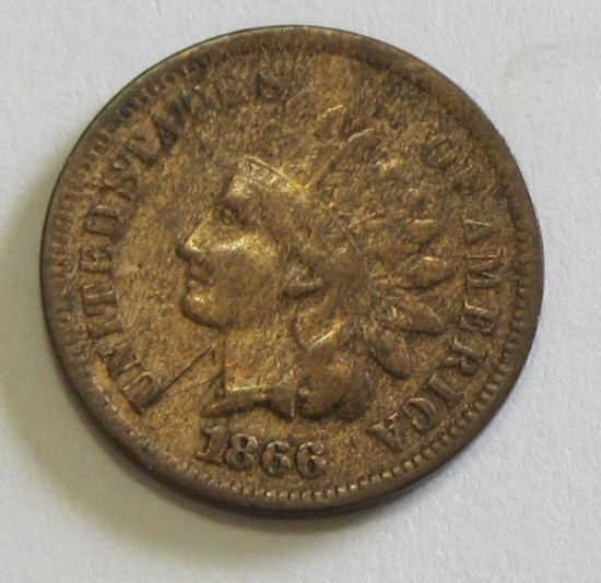 1866 INDIAN HEAD CENT