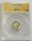 KEY DATE 1916 D MERCURY DIME ANACS