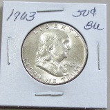 1963 Franklin Half Dollar BU