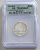 1999-S Connecticut Silver Quarter ICG - PR69 DCAM