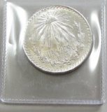 1935 Mexico Silver 1 Pesos BU