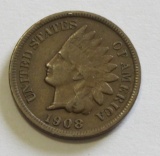 KEY DATE 1908-S INDIAN HEAD CENT