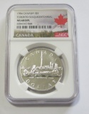 $1 1984 SILVER CANADA NGC 68 DPL