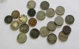 V NICKELS INDIAN CENTS BUFFALO TYPE COIN LOT
