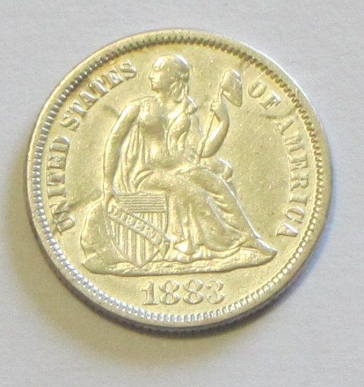 HIGH GRADE 1883 SEATED DIME