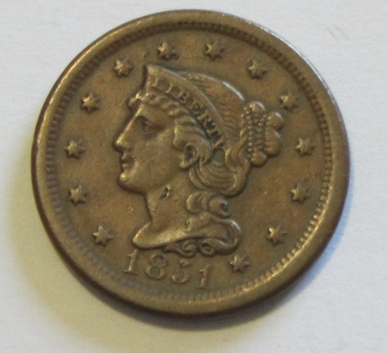 1851 LARGE CENT