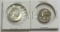 Lot of 2 - 1960 Washington Quarter Proof BU