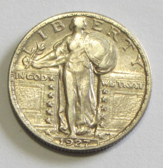 1927 STANDING LIBERTY QUARTER  HIGH GRADE