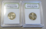 2 SLABBED MIXED DATE QUARTERS