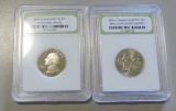 2 SLABBED MIXED DATE QUARTERS