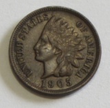 AU 1905 INDIAN HEAD CENT