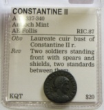 HIGH GRADE CONSTANTINE II 337AD