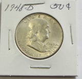 1948-D Franklin Half Dollar UNC