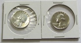 Lot of 2 - 1960 Washington Quarter Proof BU