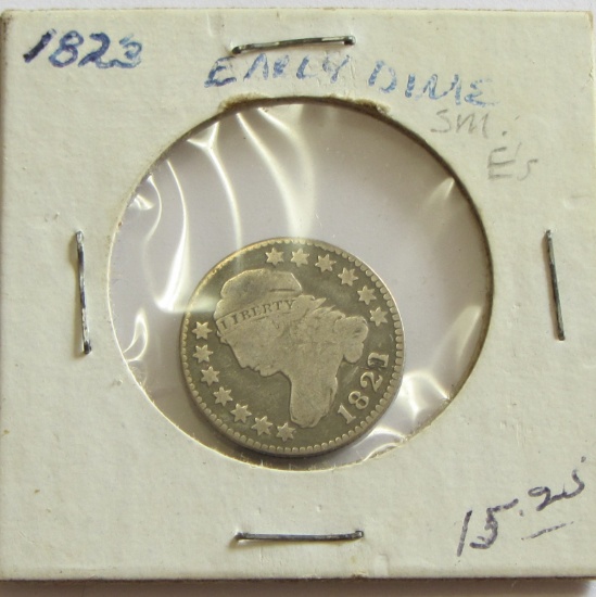 1823 CAPPED BUST DIME