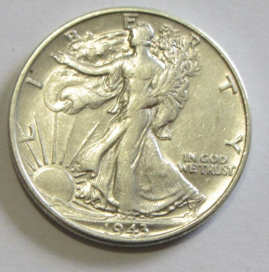 1943 WALKING LIBERTY HALF