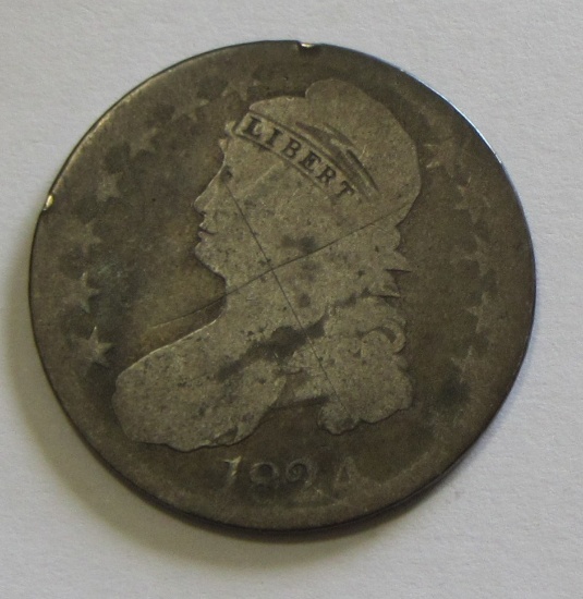 1824 CAPPED BUST HALF