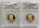 2013-S $1 PROOF ANACS 70 FIRST DAY ISSUE