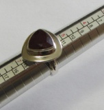 925 Silver Natural Ruby Gemstone Ring