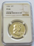 1958 FRANKLIN NGC 66 PROOF