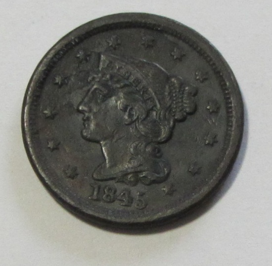 1845 LARGE CENT