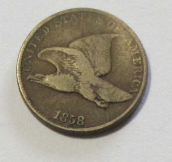 1858 FLYING EAGLE CENT