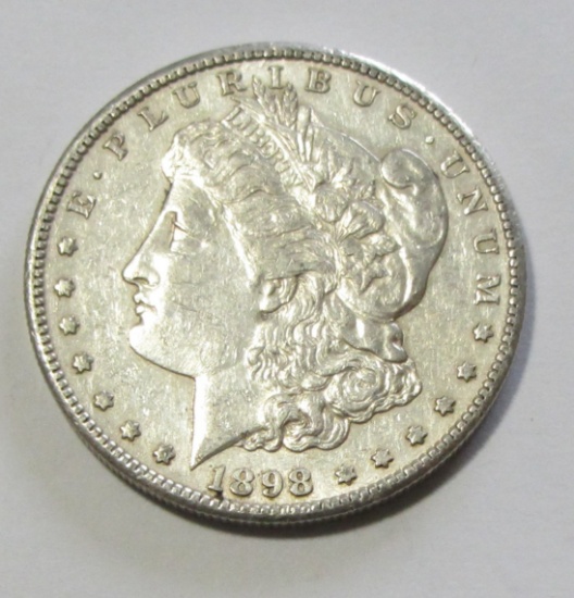 $1 1898-S MORGAN SILVER DOLLAR