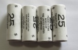 4 Rolls UNC 2005-P & D Buffalo Bison Roll Jefferson Nickels 25 Per Roll