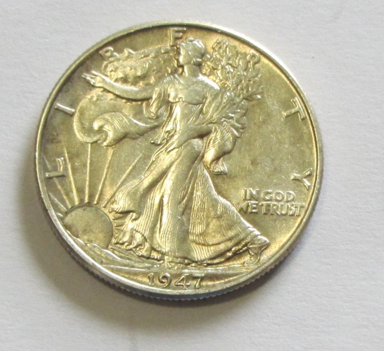 1947 WALKING LIBERTY HALF