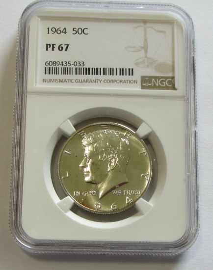 1964 KENNEDY NGC 67 PR