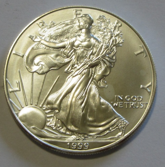 1999 $1 SILVER AMERICAN EAGLE BRILLIANT UNCIRCULATED