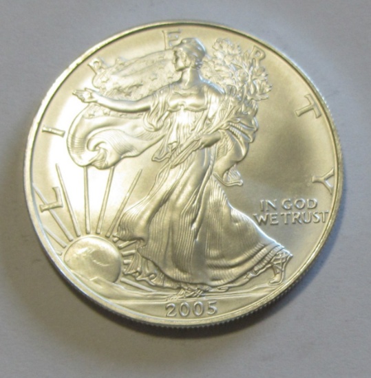 2005 $1 SILVER AMERICAN EAGLE BRILLIANT UNCIRCULATED