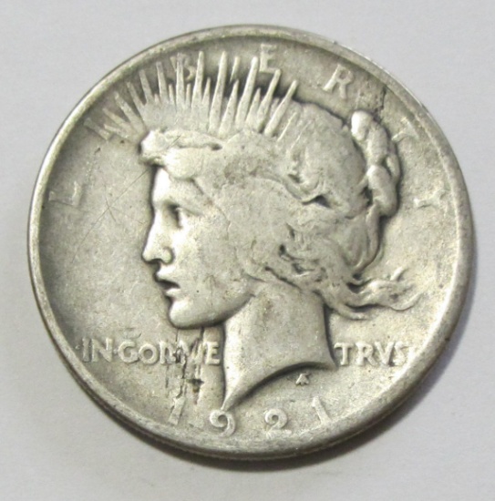 KEY DATE $1 1921 PEACE DOLLAR