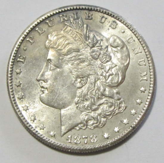 1878-S $1 MORGAN BU