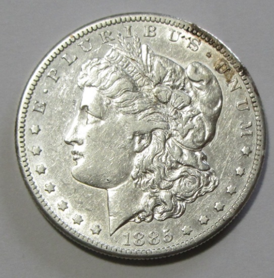 $1 1885-S MORGAN SILVER DOLLAR