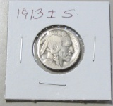 1913 TYPE 1 S BUFFALO NICKEL