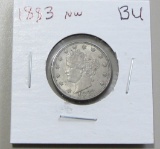 UNCIRCULATED 1883 LIBERTY NICKEL NO CENTS