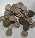 50 ROLL OF WHEAT CENTS MIXED DATES