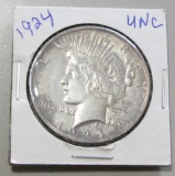 $1 1924 PEACE DOLLAR